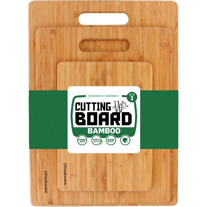 Woodworking Jobs - Bamboo Cutting Board Set 3 Wooden