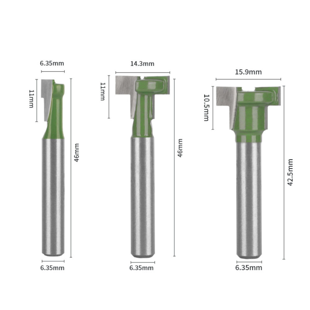 Keyhole Router Bit Set 6mm 1/4 - Router Bits For Woodworking review and price