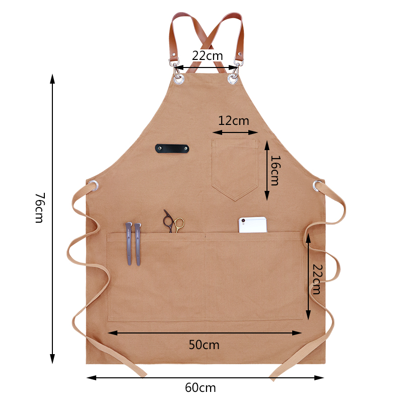 Durable Thickened Canvas Apron - Woodworking Overalls review and price