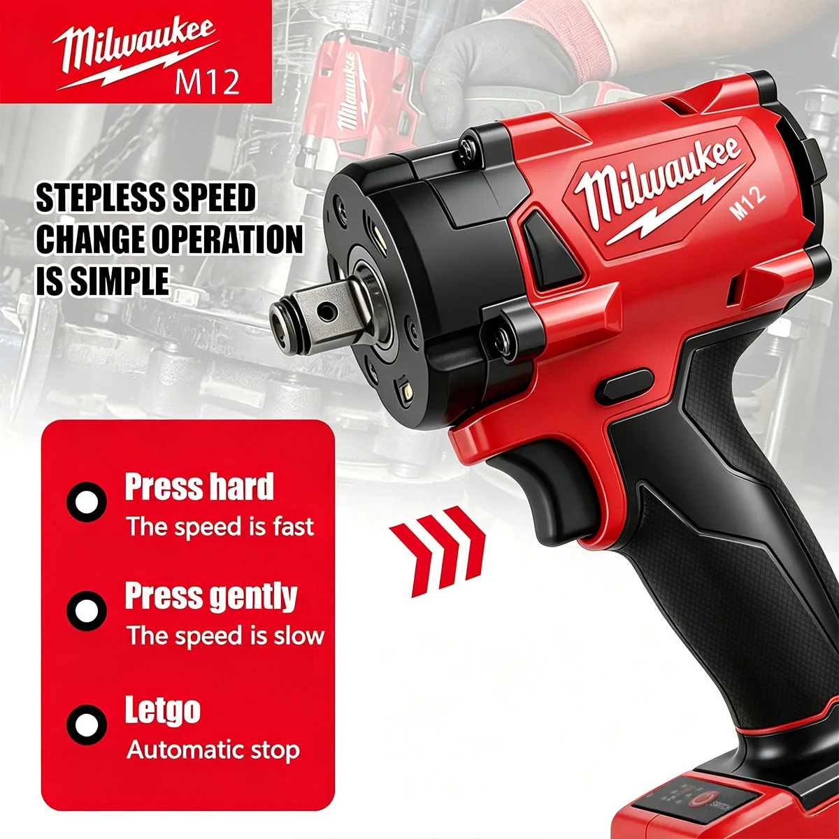 Milwaukee M12 1/2' M18 FUEL Br - Milwaukee Drill M18 Fuel review and price