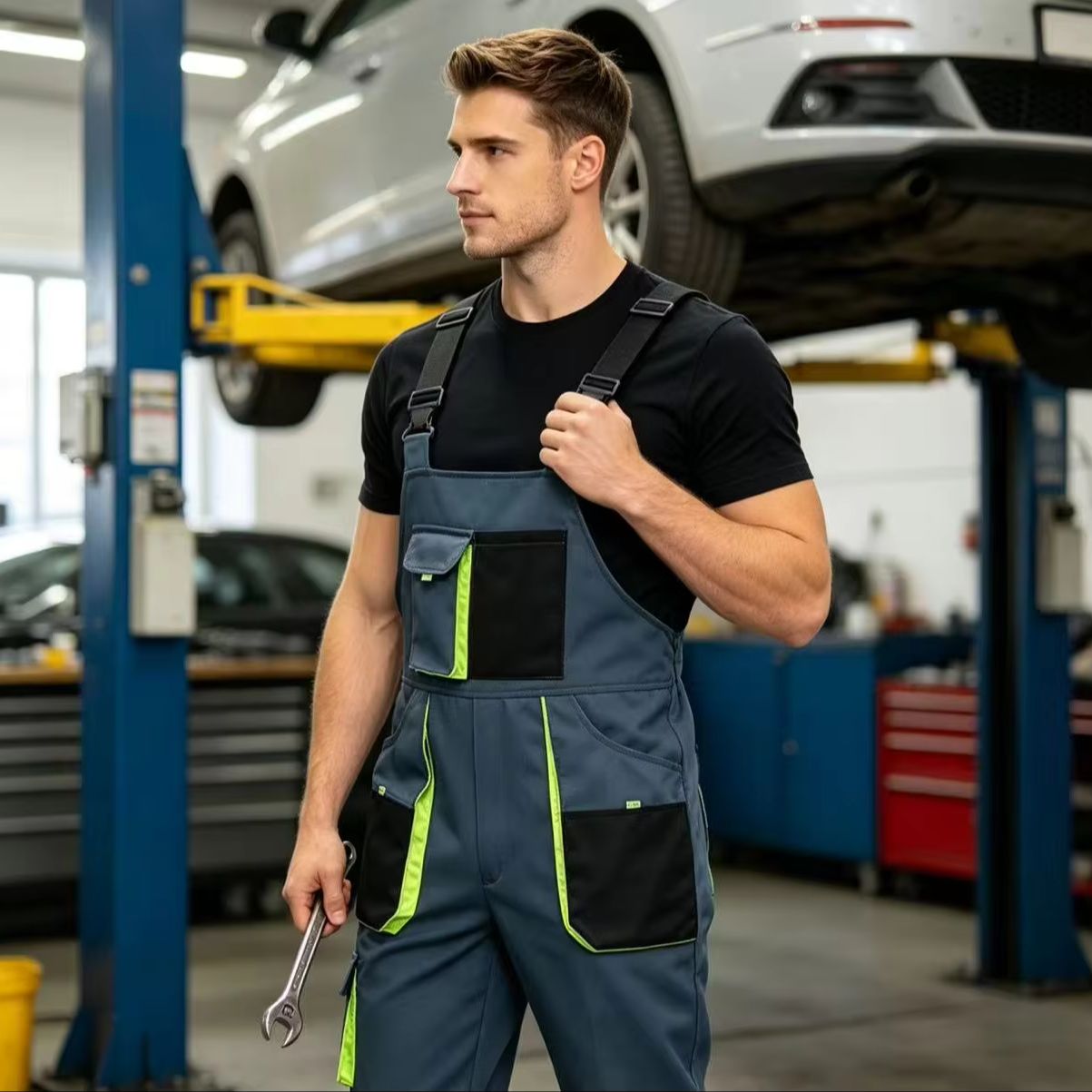Men's Work Jumpsuits Adjustabl - Woodworking Overalls review and price