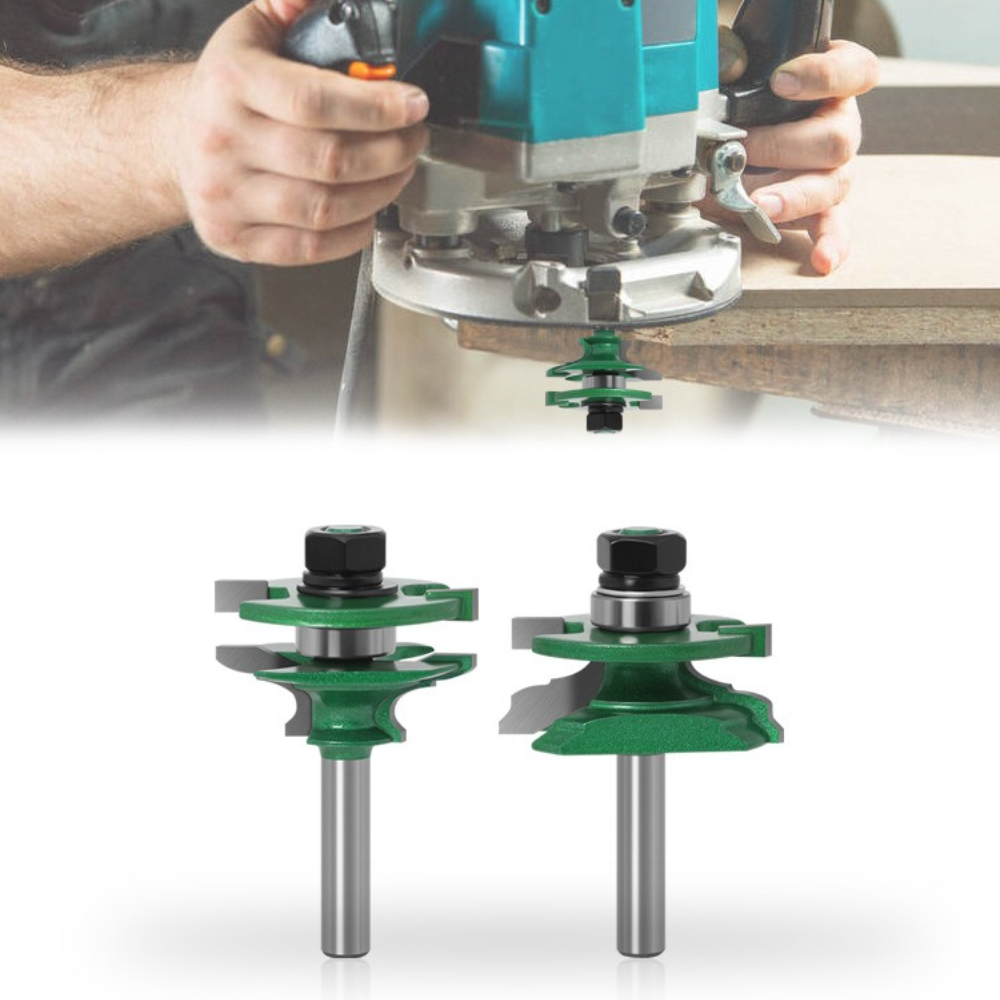 2Pcs Wood Frame Joint Router B - Router Bits For Woodworking review and price
