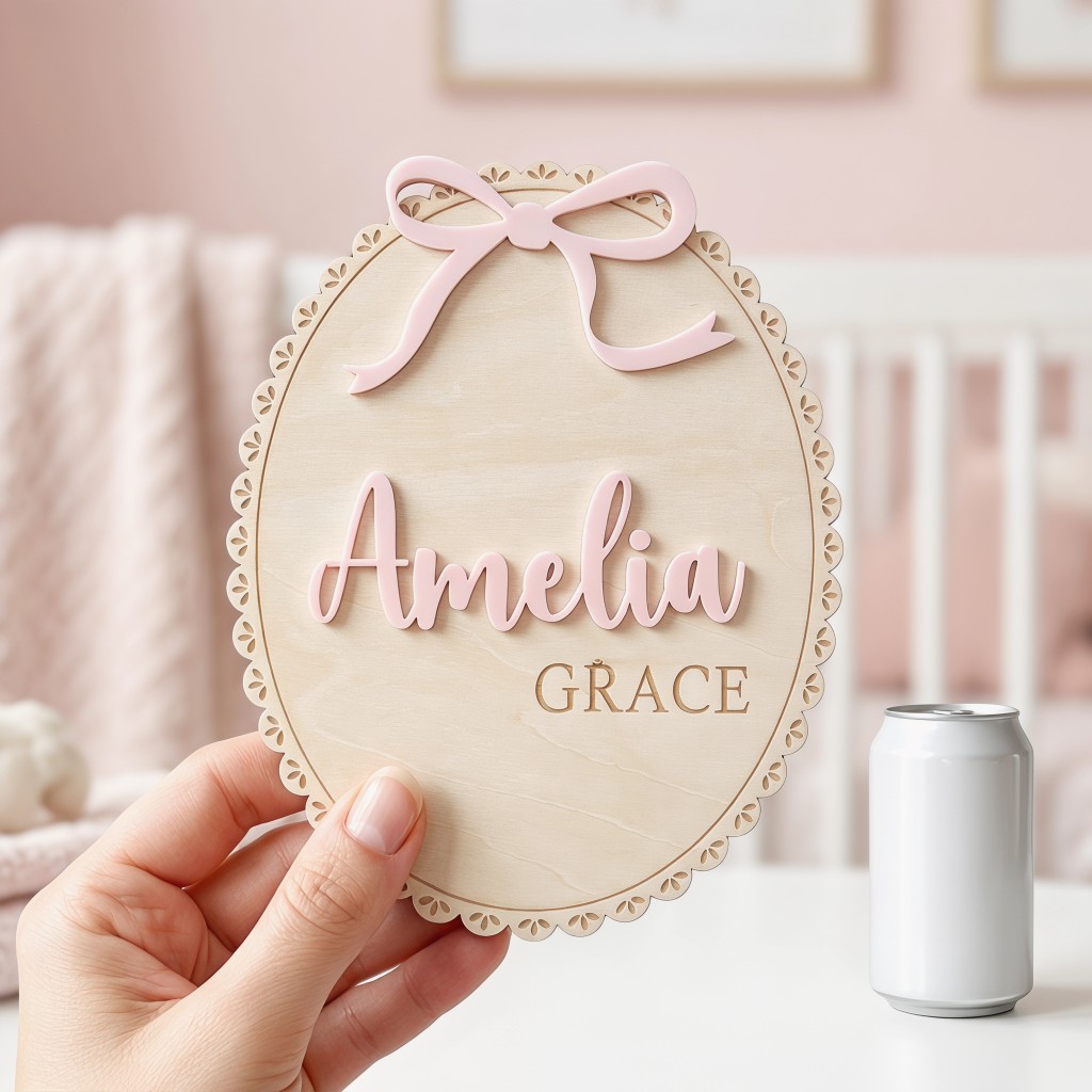 1Pc Custom Bow Lace Edge Baby  - Woodworking Jobs review and price