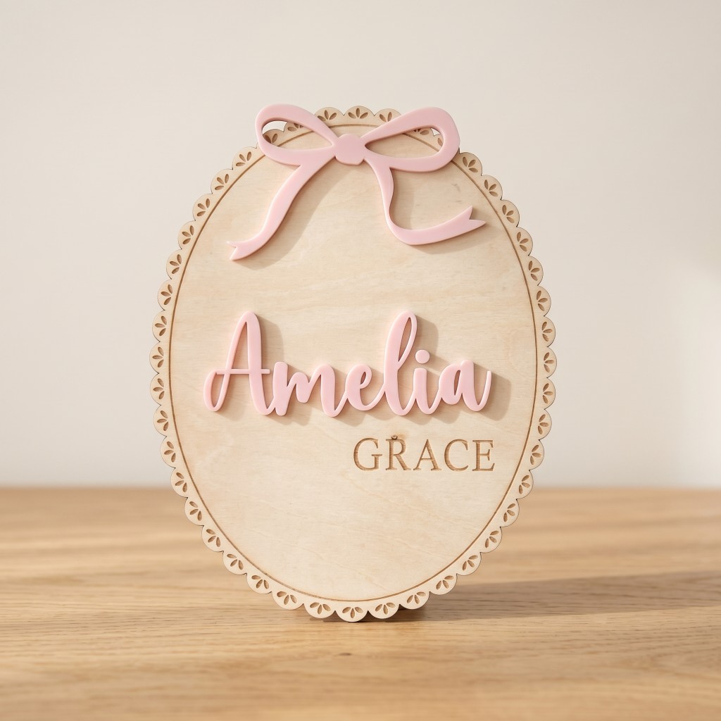 1Pc Custom Bow Lace Edge Baby  - Woodworking Jobs review and price
