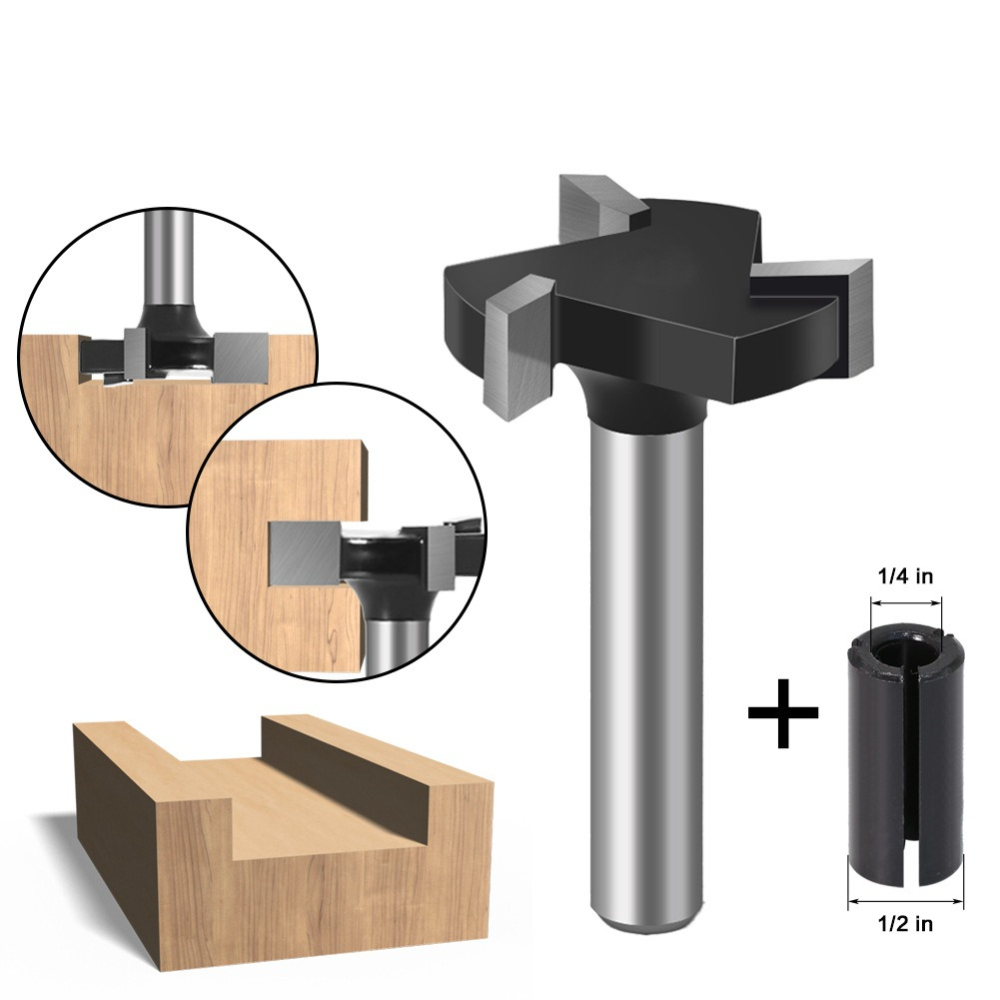 4‑Flute T‑Slot Router Bit Carb - Router Bits For Woodworking review and price